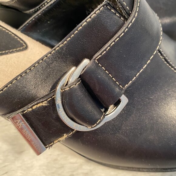 Ann Klein iflex Black Clogs size 9M - Picture 2 of 7